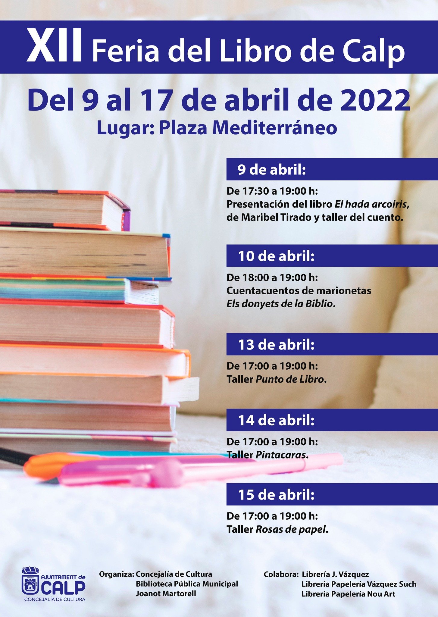 XII Feria del libro de Calpe 2022